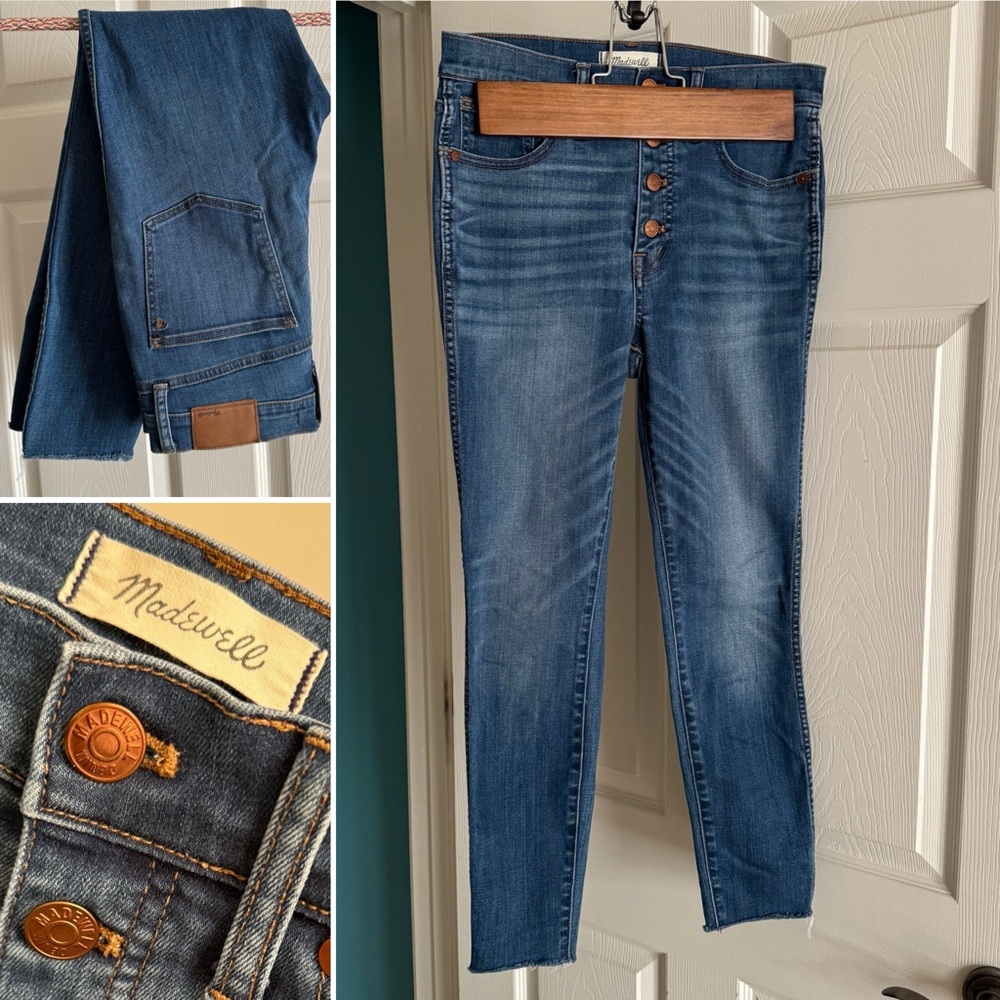 Madewell Excellent Condition 10” High Rise Skinny Crop Size 28